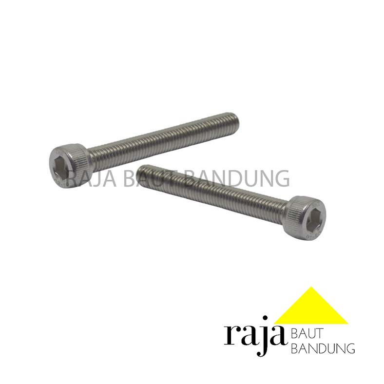 BAUT L STAINLESS M6X45 STAINLESS STEEL 304 5 PCS BO L SS 6X45
