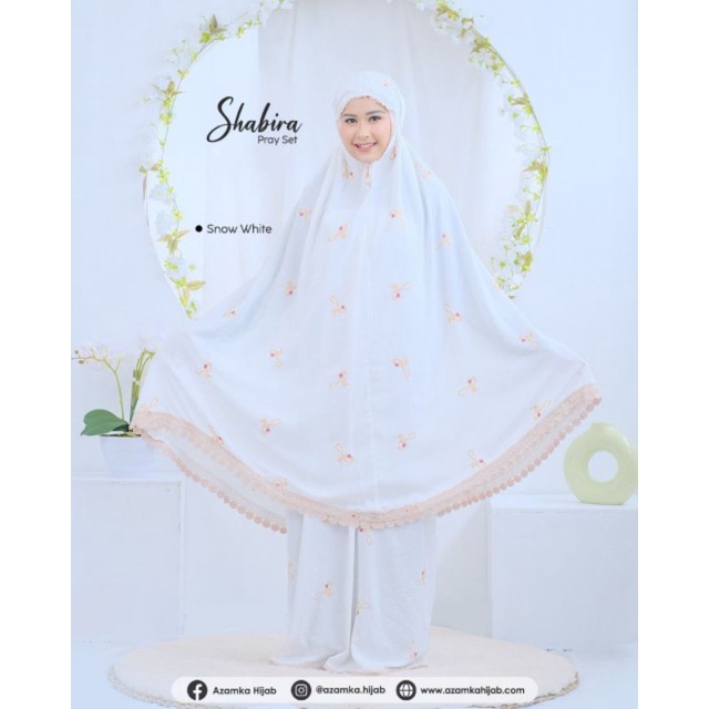 READY MUKENA SHABIRA by Azamka Hijab Faidh - Matterial Rayon Premium