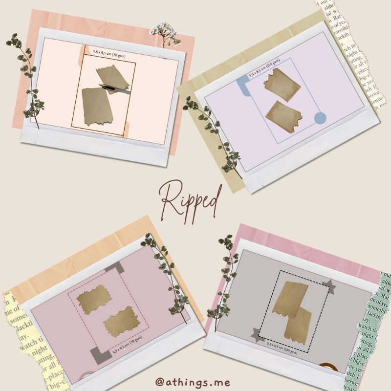 

Kertas Kopi Vintage Home Made for Journal or Diary