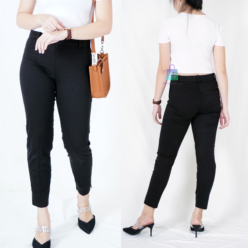 CELANA PANJANG BAHAN SLK WANITA Shopee Indonesia CELANA PANJANG BAHAN SLK WANITA Shopee Indonesia