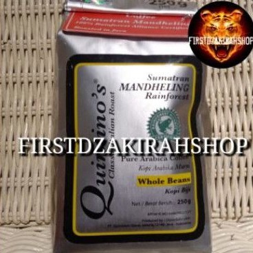 

quintino's coffe mandheiling rainforest alliance 250gr