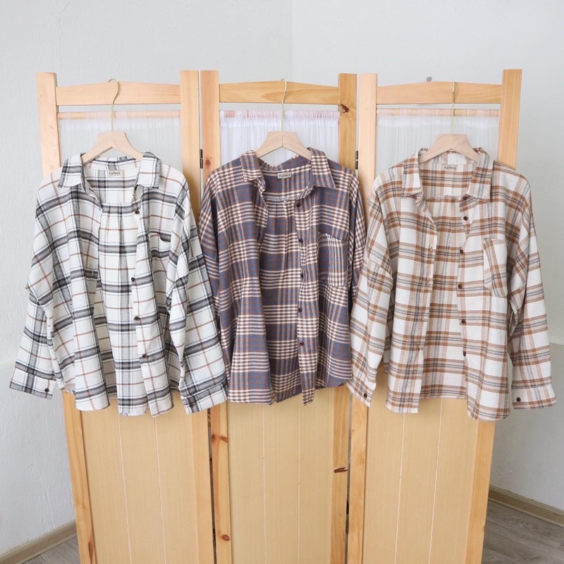 ANNA SHIRT | KEMEJA FLANEL WANITA