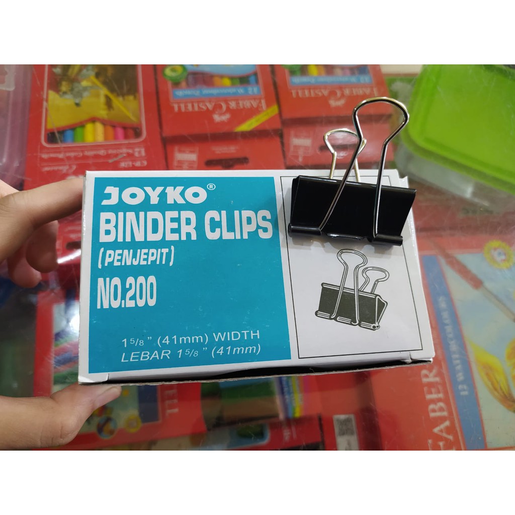 

Binder clip Joyko no. 200 / Penjepit File