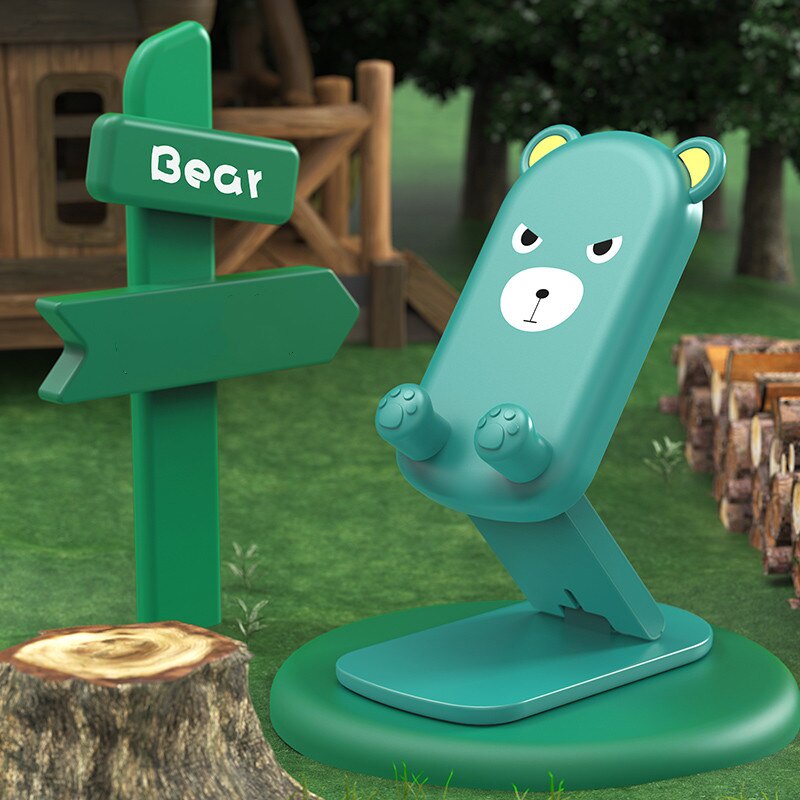 VICTORY Mobile Phone Holder Karakter Stand Dudukan Meja Bear