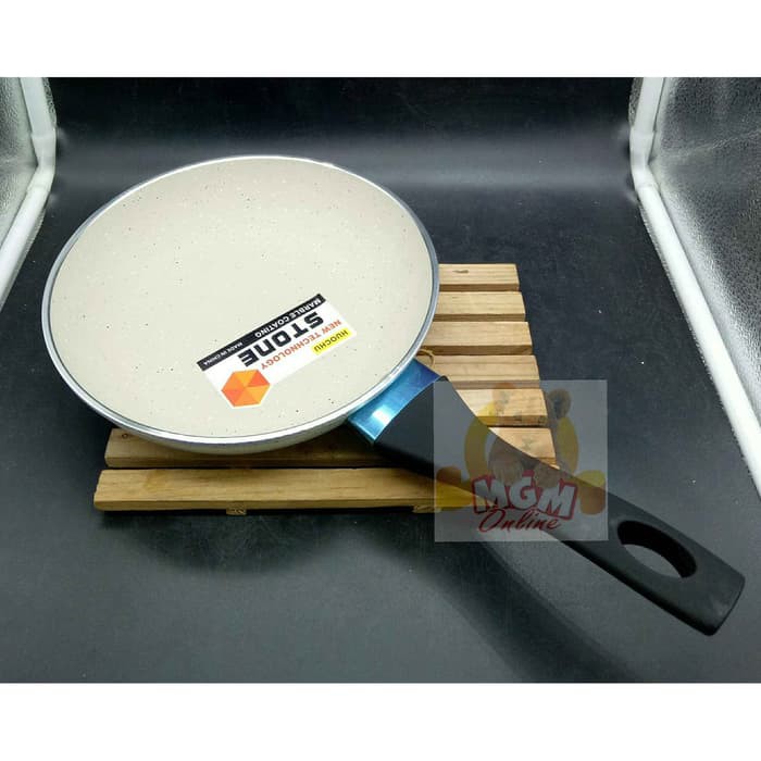 Marble Frypan 26cm teflon pengorengan teflon induksi ANTI LENGKET 2621