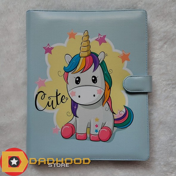 

BINDER PRINTING MOTIP UNICORN CUTE A5 DAN B5