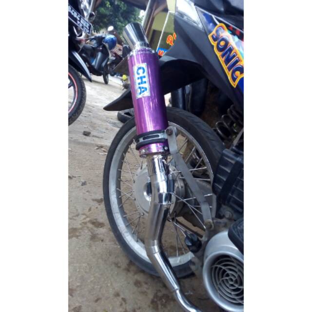 Knalpot Racing cha all matik Mio Sporty Mio smeal Mio soul lama karbu