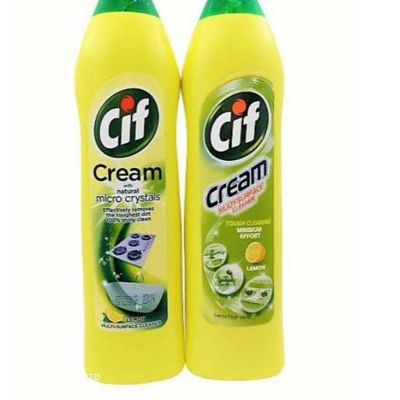 Terbagus.. CIF CREAM LEMON PEMBERSIH SERBAGUNA 660 Gr PEMBERSIH DAPUR