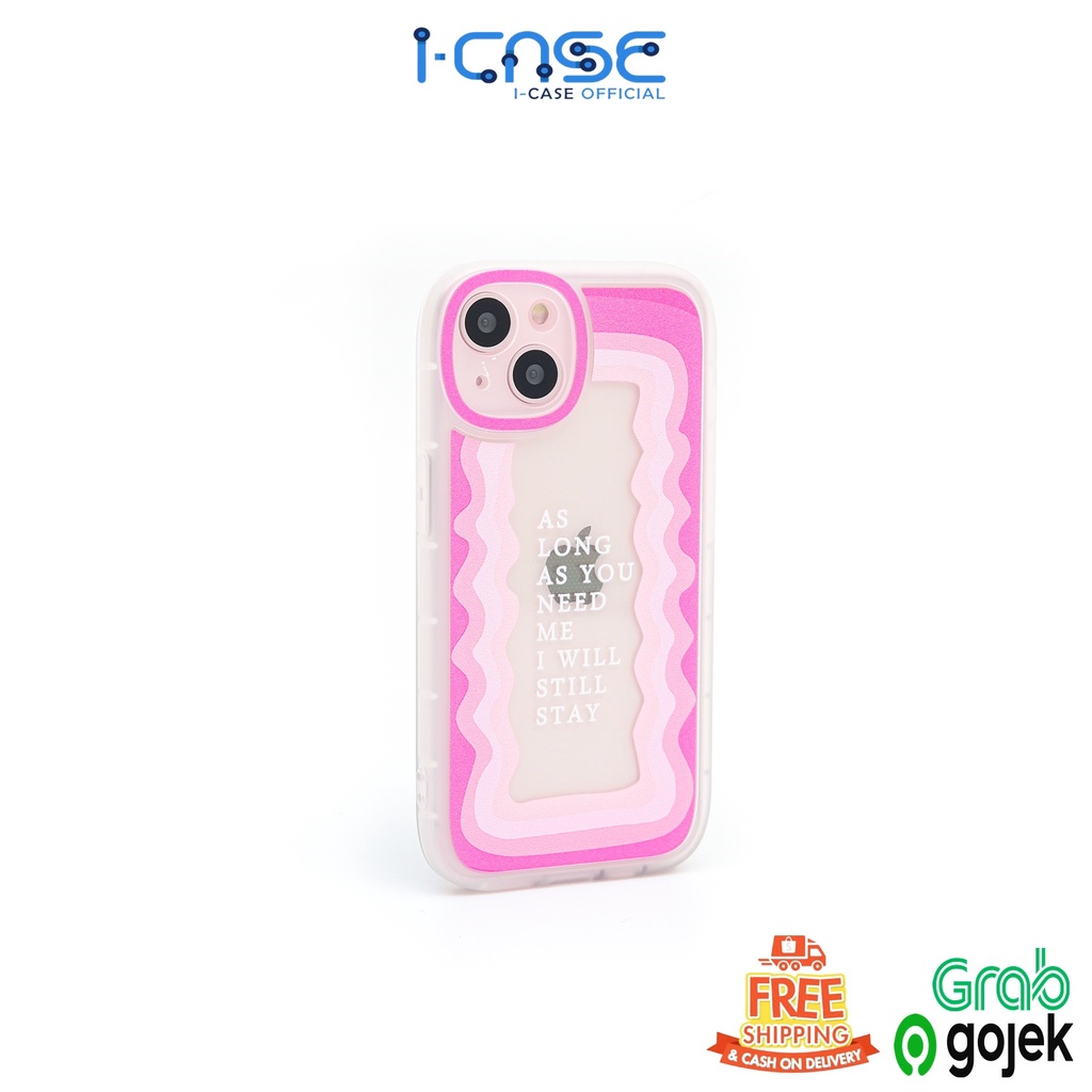 Case Gradasi Wavy Pattern Full Lens Cover For iPhone 7 8 PLUS XR X XS MAX 11 12 13 MINI PROMAX