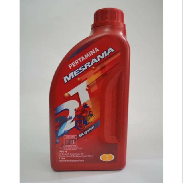 Oli Samping Oli Motor Pertamina Mesran Marine Super 2T SAE 20 Mesrania 1L Oli Samping Motor 2 Tak