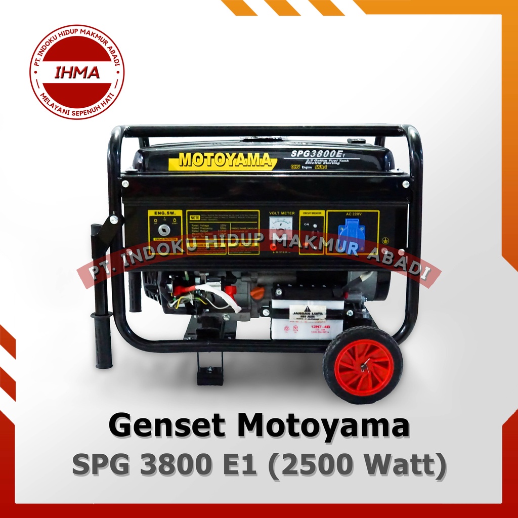 Jual Genset Listrik Bensin Motoyama Spg E Gasoline Generator Shopee Indonesia