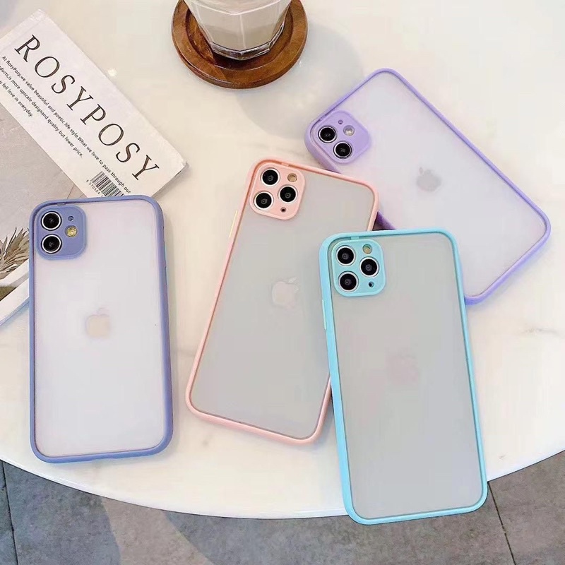 Hardcase Dove Macaron Bahan Belakang Akrilik Dove+Softcase Frame Warna warni Ketebalan Akrilik 2mm Anti Noda Anti Finger Print, iphone 6,Oppo A15