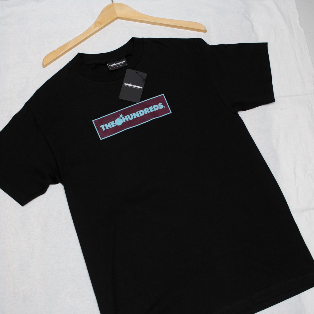 Kaos The Hundreds Corners T-Shirt Black Original Baru Resmi