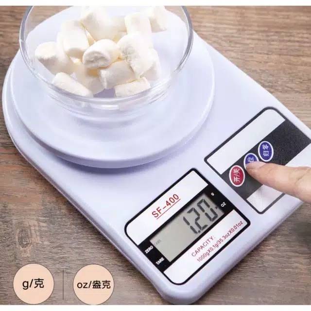 Timbangan Dapur Digital / Electronik Kitchen Scale Timbangan Murah / SF- 400 dapur digital