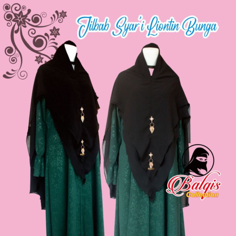 jilbab Khimar liontin murah temboro