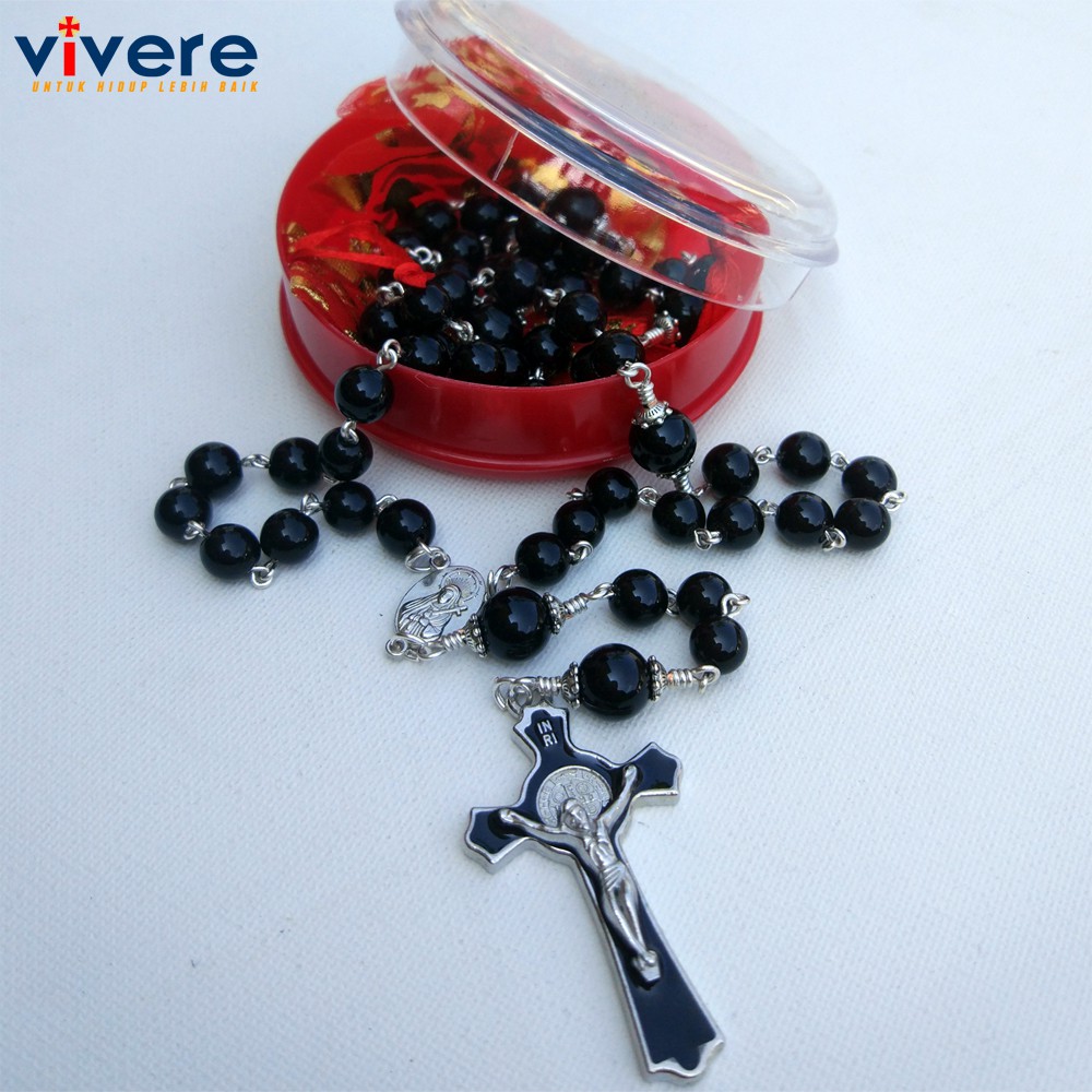 Rosario Batu Alam Black Onyx 8 mm Shopee Indonesia Rosario Batu Alam Black Onyx 8 mm Shopee Indonesia