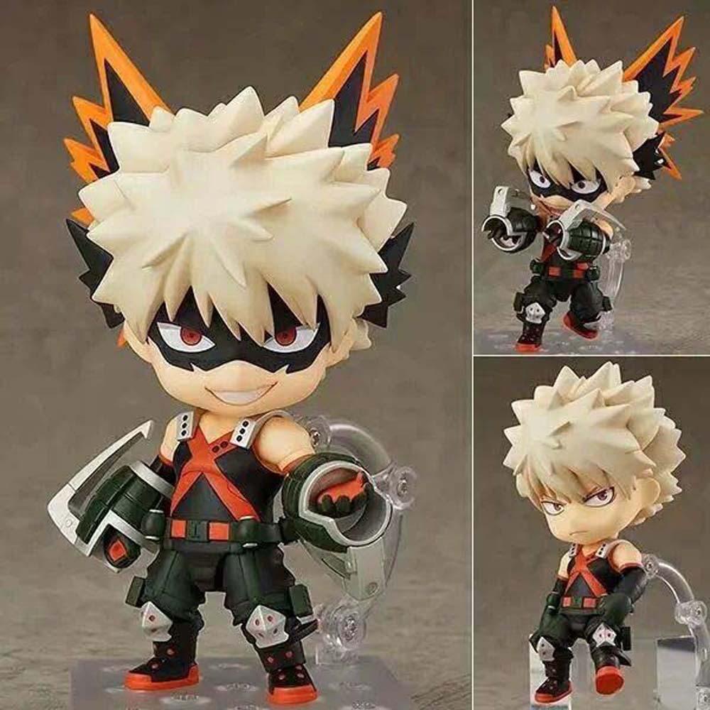 NEEDWAY Action Figurine 1pcs 10cm Bakugo Katsuki Dekorasi Desktop Koleksi Figure Age of Heroes Model Anime