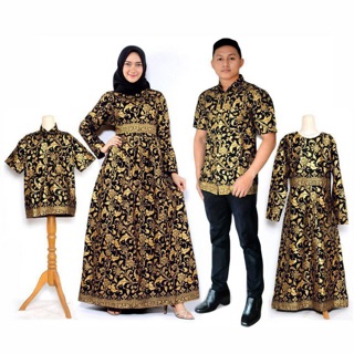  BAJU  BATIK COUPLE  KELUARGA  BAKUNG ORI FULL PRADA SARIMBIT 