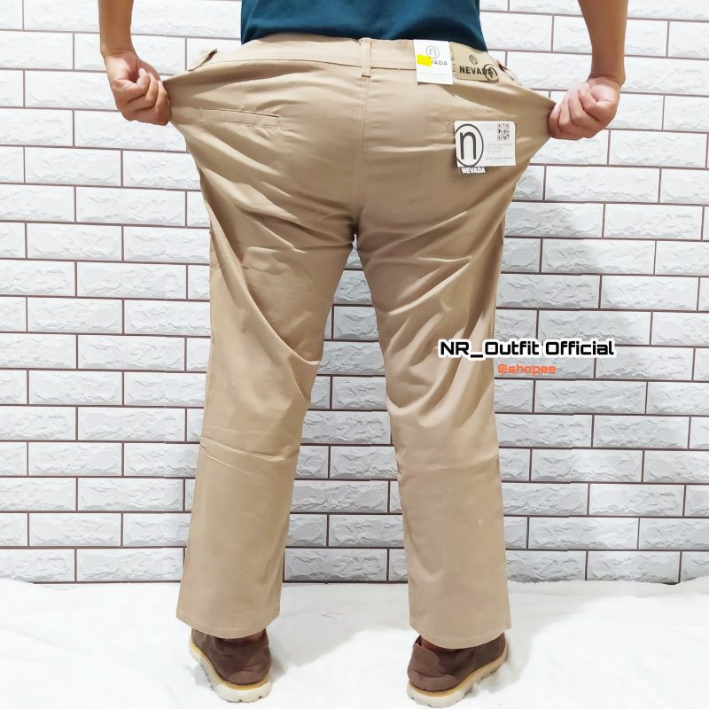 Celana Chino Pria Big Size Jumbo 39-44 Chinos Panjang Cinos Premium Cowok NR_Outfit Official COD