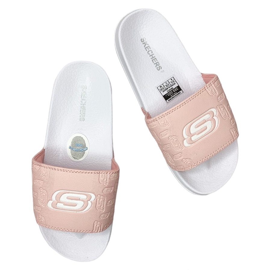 Sandal Skechers Wanita Slide Terbaru Sendal Cewek Sketchers Selop Kekinian Murah Sandal Skecher Cewek