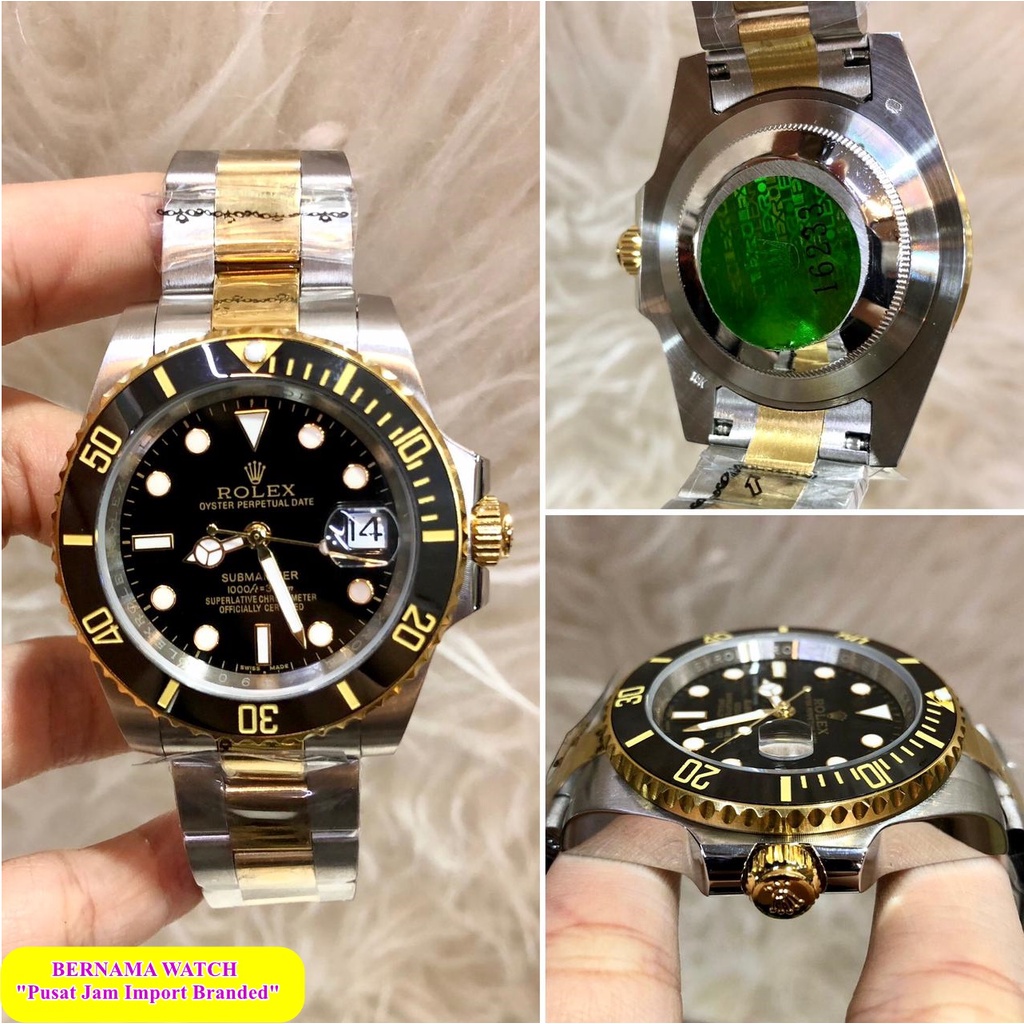 HOT PROMO  JAM TANGAN ROLEX SUBMARINER JAPAN MATIC 40MM DIAMETER JAM TANGAN PRIA KEREN TERBARU LIMIT