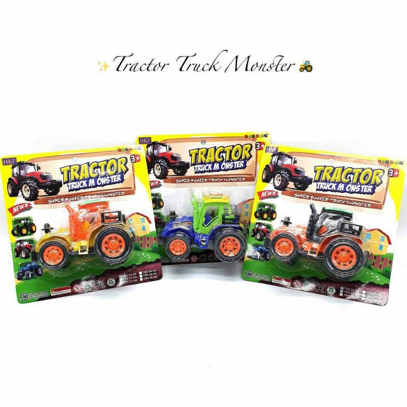 Mainan Anak Truck Tractor Monster/ Mainan Mobil Truk Traktor Monster/ Monster Tractor