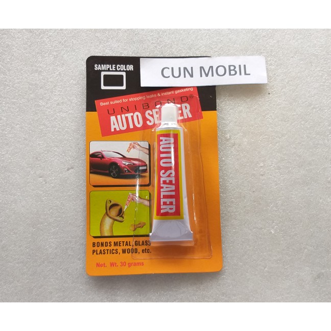 Lem Auto Sealer Unibond warna hitam net 30 gr