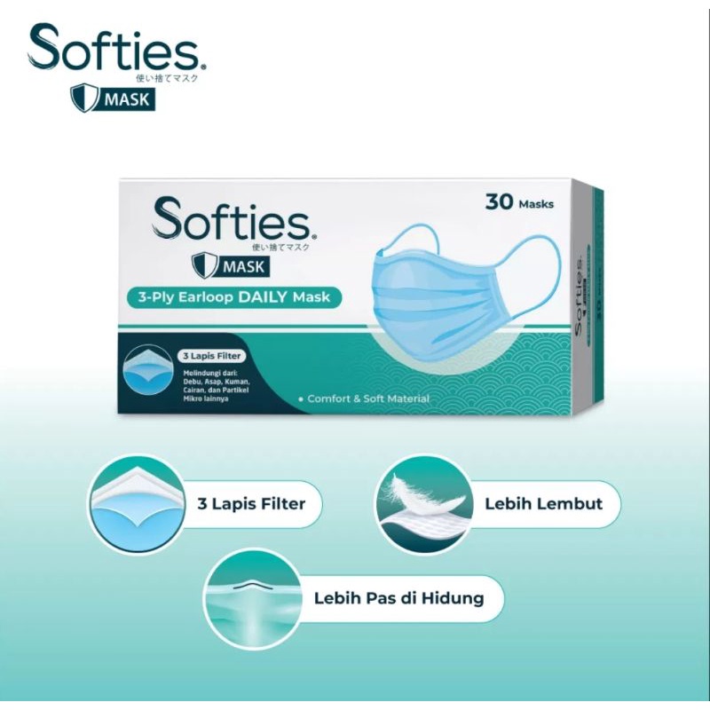 Softies Daily Mask 30'S