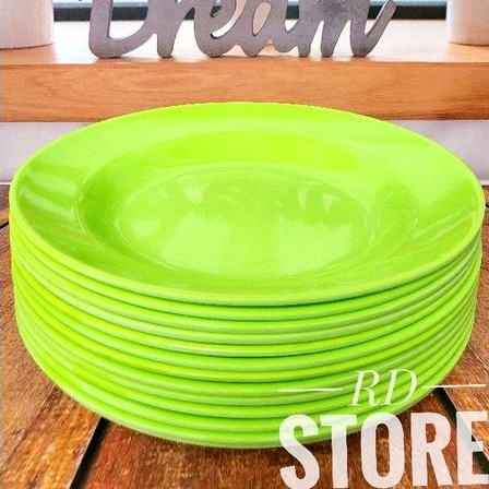 PROMO 12.PCS PIRING MAKAN MELAMINE POLOS