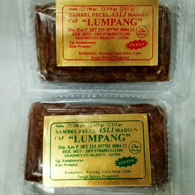 

sambel pecel asli madiun bumbu pecel