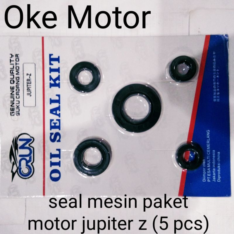 Seal mesin paket motor jupiter z (5 pcs)