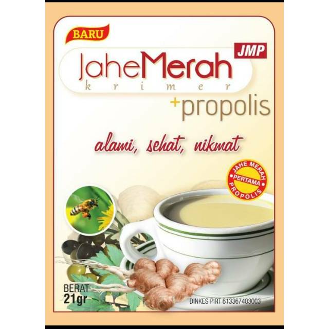

JAHE MERAH PLUS PROPOLIS 1 SACHET