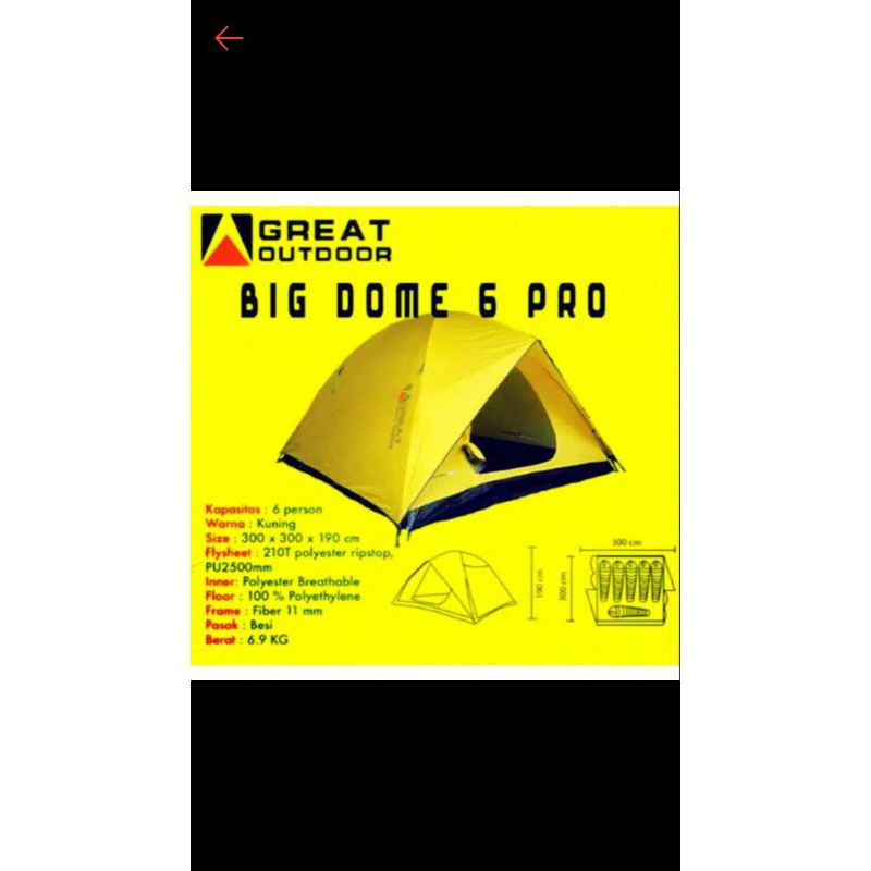 great outdoor big dome 6