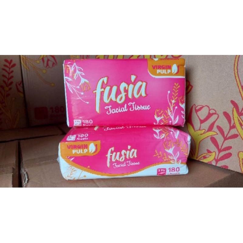 Tisu Tissu Tisue Tissue Fusia 2 Ply 180 Sheets