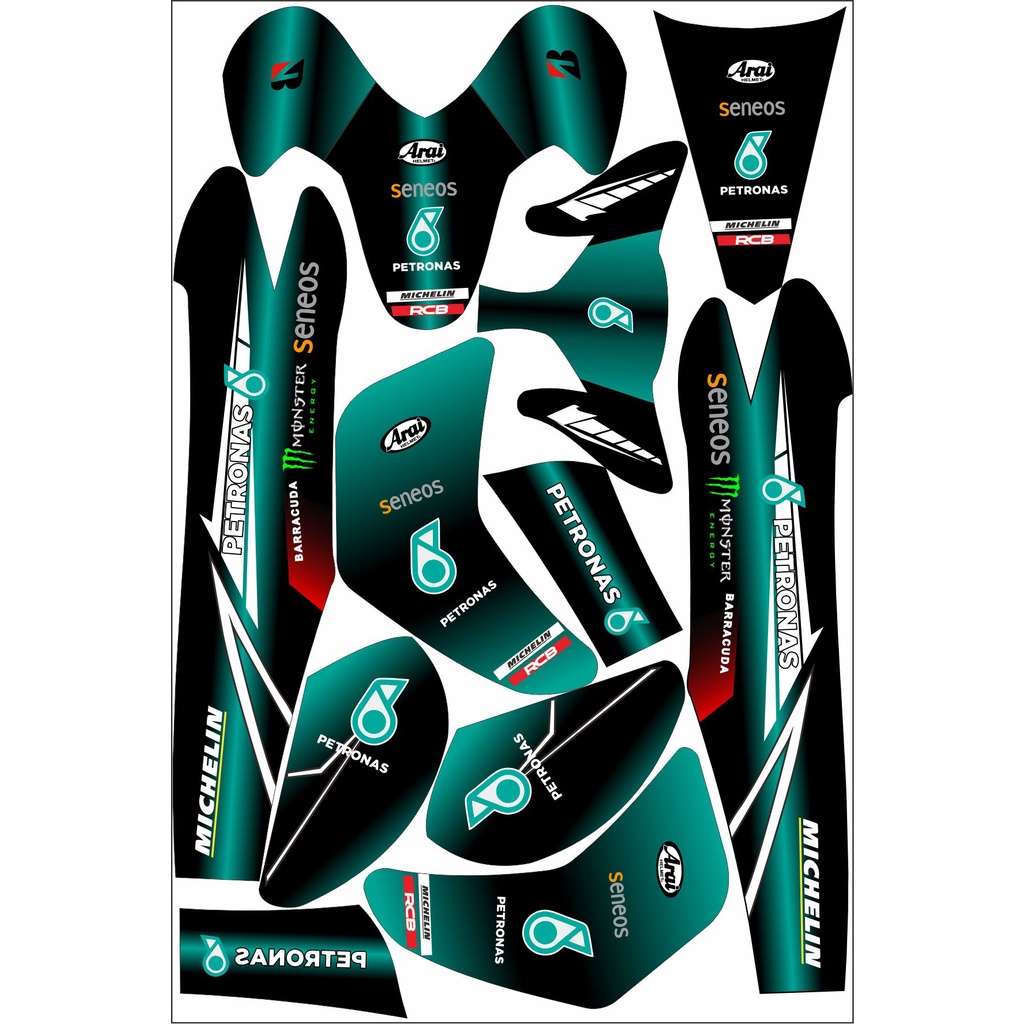 decal sticker jupiter z1 custom petronas pesanan