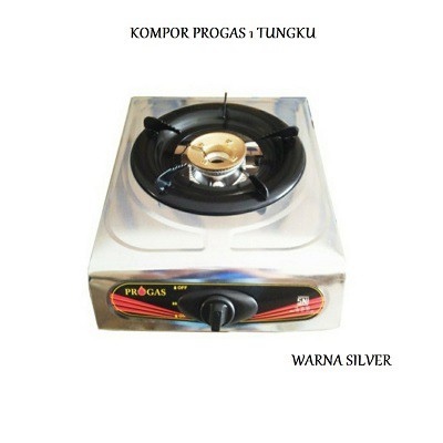 KOMPOR 1 TUNGKU / KOMPOR GAS 1 TUNGKU PROGAS / KOMPOR STAINLESS / PROGAS PG 169 C / KOMPOR SNI