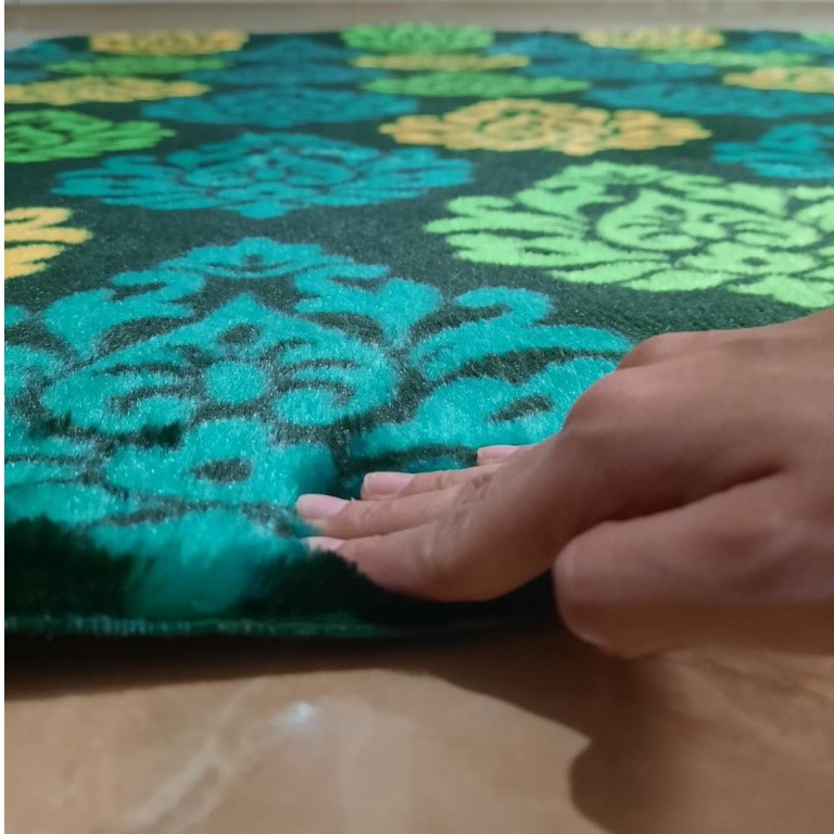 Karpet Busa FONIX Malaysia Bulu Super Lembut Anti Slip 140x180 Minimalis F146, Rasfur Korea-2