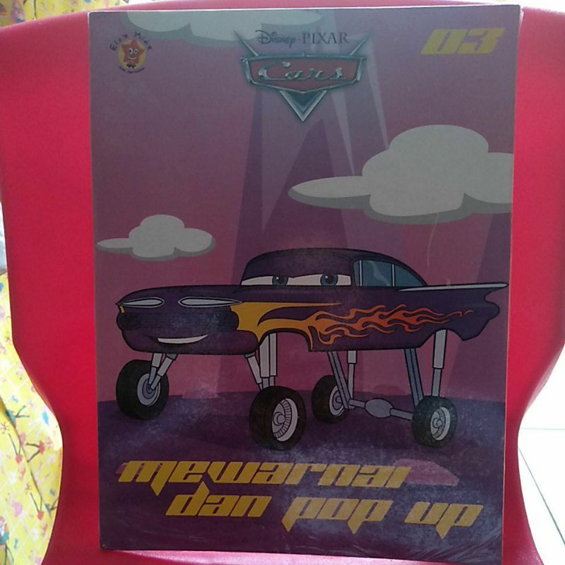 

buku mewarnai dan pop up CARS