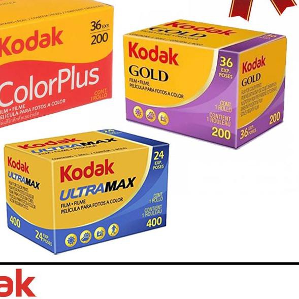 ❊ Kodak Ultramax 400 Gold 200 Colorplus 200 Expired November 2022 Roll Film Cetak Foto ✪