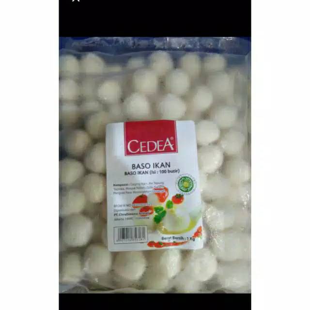 

Cedea Fish Ball Baso Ikan TR100 1Kg frozen food