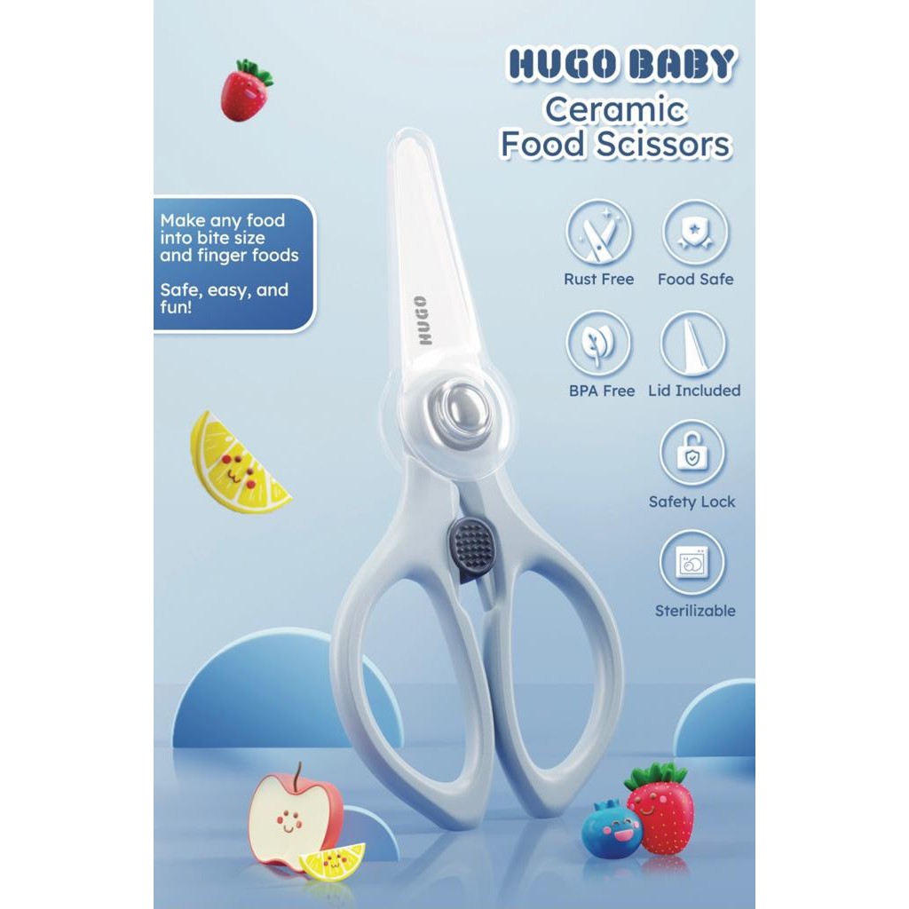 Hugo Baby Ceramic Baby Food Scissors - HB-207F