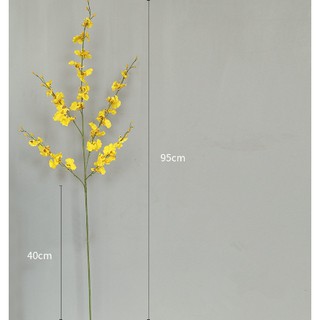 95 cm Bunga  Buatan Menari Anggrek  Oncidium  Phalaenopsis 