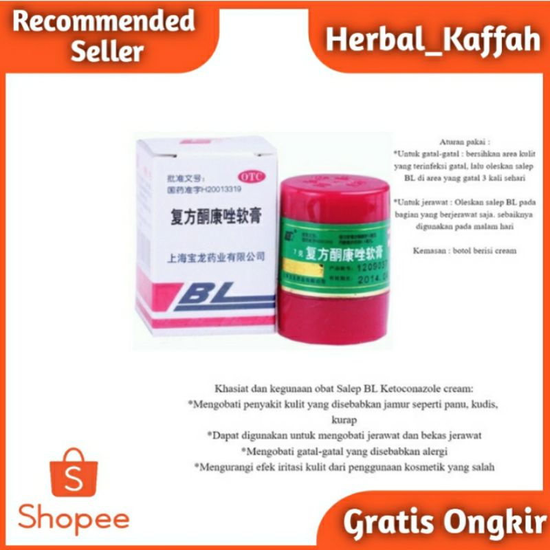 salep BL asli Original 100% Untuk Menghilangkan Jerawat  Gatal gatal dan Flek flek Hitam