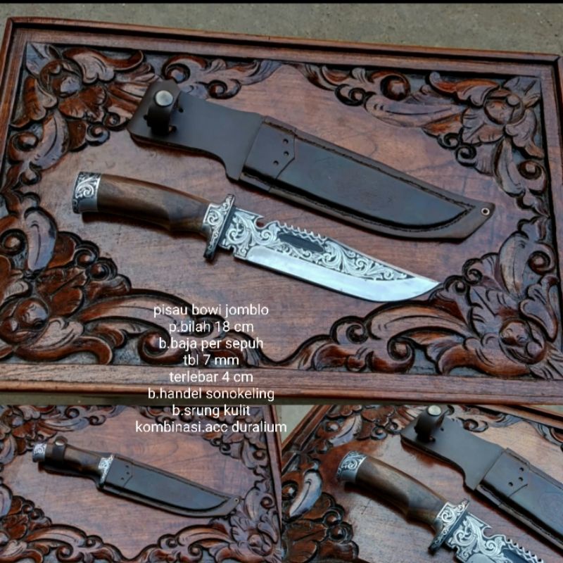 pisau bowi ukir custome g_pro project