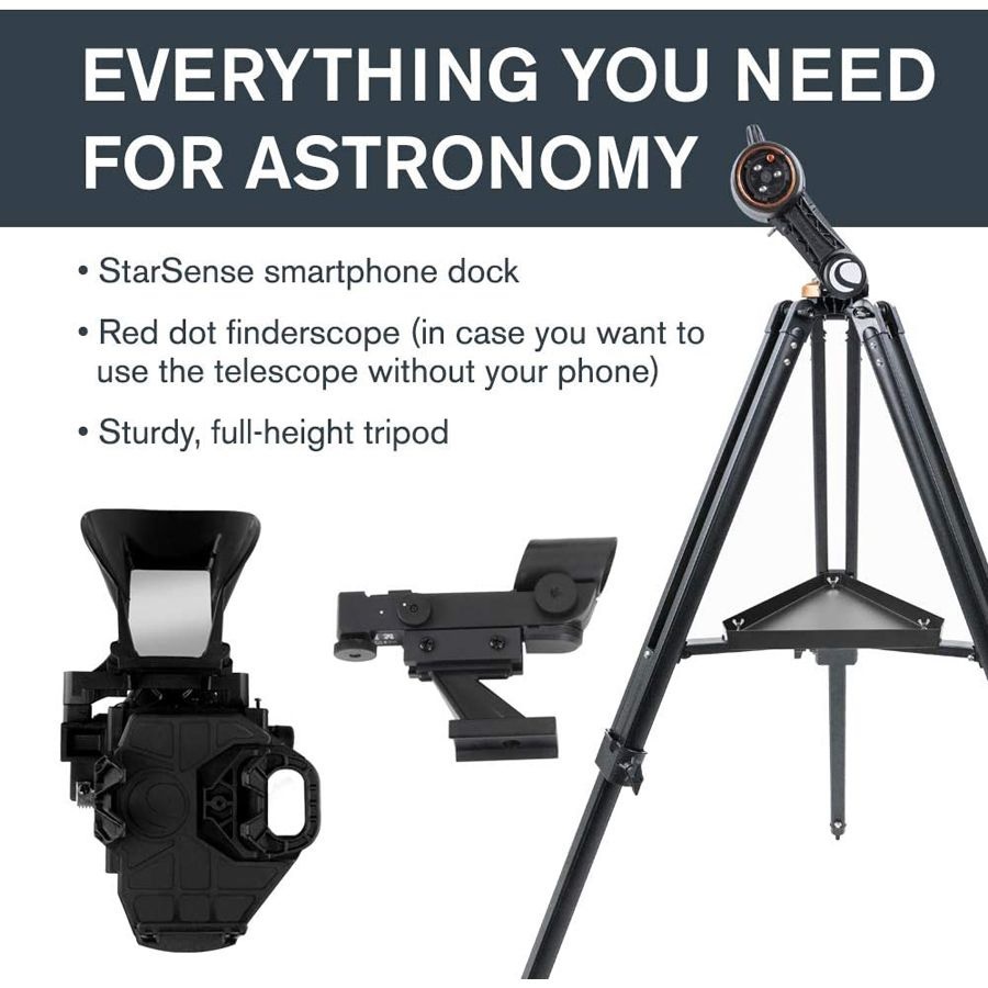 CELESTRON StarSense Explorer LT 80AZ LT80AZ Teleskop Teropong Bintang