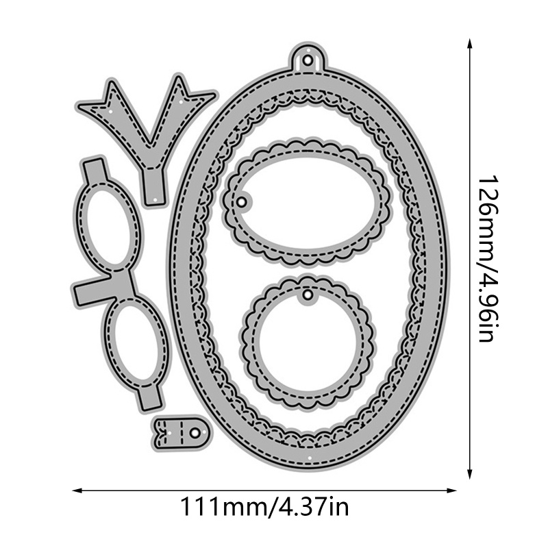 Cetakan Stensil Cutting Dies Motif kiss Bahan Metal Untuk Scrapbook / Craft DIY Handmade