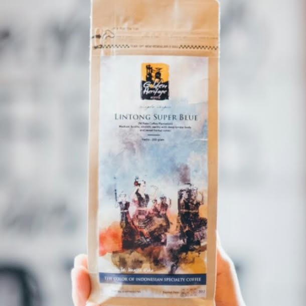 

BY-4418 Golden Heritage Coffee Kopi Lintong Super Blue Arabika (Biji/Bubuk) Murah