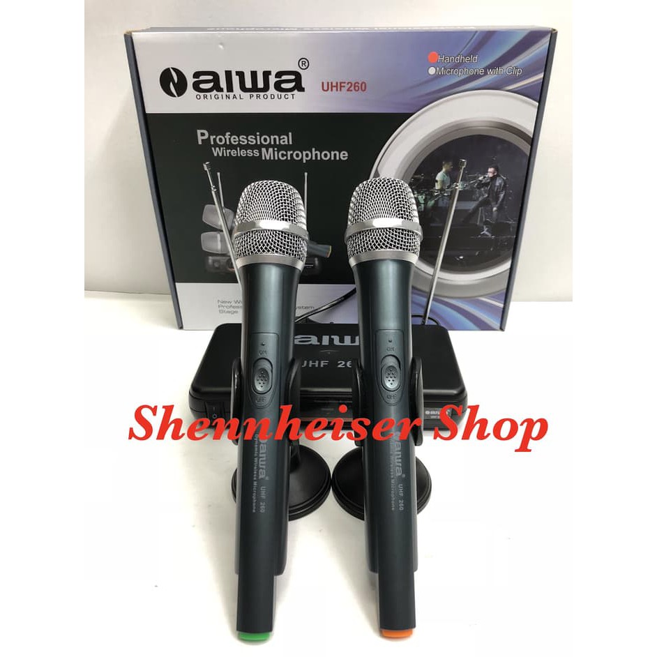Mic Aiwa UHF 260 Wireless Microphone Karaoke