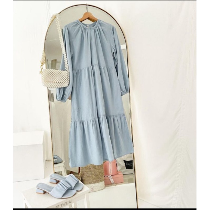 MIDI TUNIK VANILLA HIJAB BARU