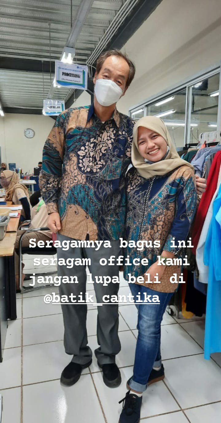 Batik Dolby Dolbi Dobby Doby Tenun Sutra Tulis Katun Atbm Baron Atasan Batik Wanita Sogan Srg308